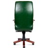 Кресло для руководителя Честер зеленая кожа