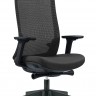 Кресло офисное Ruby black/черный пластик/черная сетка/черная ткань