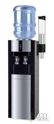 Кулер для воды Экочип V21-LE black-silver с электронным охлаждением