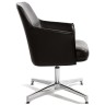 Кресло офисное Бордо CF темно коричневая экокожа