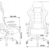 Кресло для геймера Zombie 771N серый/черный