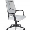 Кресло офисное IQ черный пластик/серая ткань