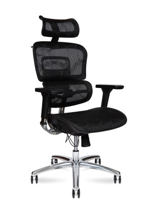 Кресло офисное Kron aluminium Black