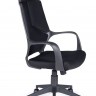 Кресло офисное IQ черный пластик/черная ткань