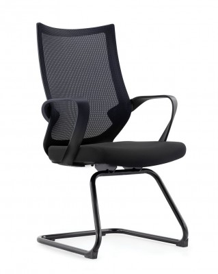 Кресло офисное Спэйс CF/черная краска/черная сетка/черная ткань
