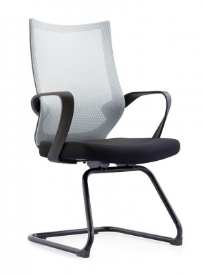 Кресло офисное Спэйс CF/черная краска/серая сетка/черная ткань