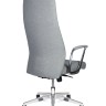 Кресло офисное Liverpool grey fabric/алюминиевая база/серая ткань