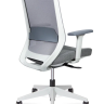 Кресло офисное Mono grey LB серый пластик/серая ткань/серая сетка