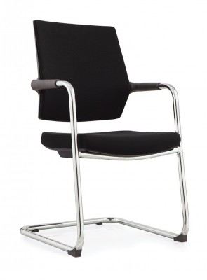Кресло офисное Стайл 1 CF/хром/черная сетка/черная ткань