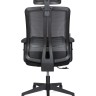 Кресло офисное Tema 2D черный пластик/черная сетка/черная ткань