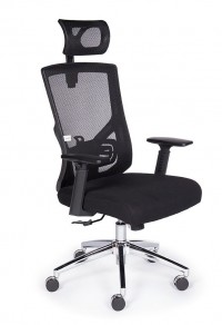 Кресло офисное Гарда SL черный пластик/черная сетка/черная сидушка
