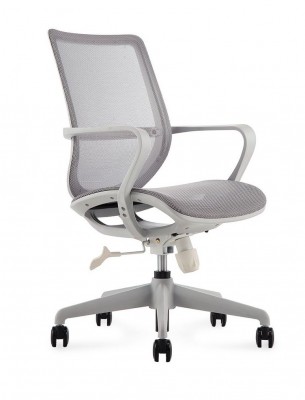 Кресло офисное Гэлакси gray LB/серый пластик/серая сетка/серая сетка
