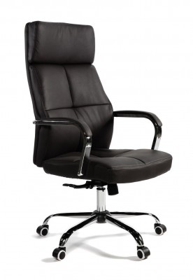 Кресло офисное Алекс/(brown) тёмно-коричневая экокожа