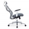 Кресло офисное Имидж gray/белый пластик/серая сетка/серая ткань