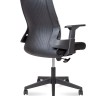 Кресло офисное Terra LB черный пластик/серая сетка/черная ткань 