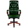 Кресло для руководителя Боттичелли зеленая кожа